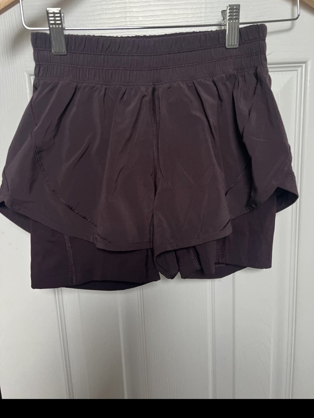 Lululemon Wine Color Shorts